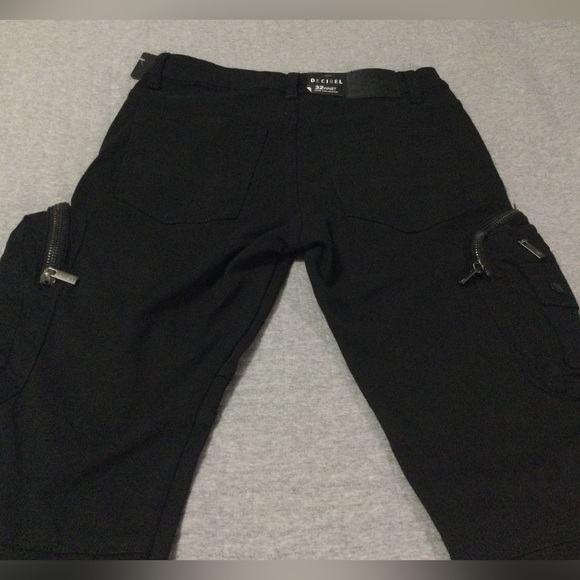 Decibel Cargo Pocket Jeans Black Men’s Size 32x34 - Picture 8 of 12